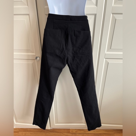 Vince Black Dress Pants Cotton Blend Size 6, Business casual, minimalist chic - Picture 3 of 12